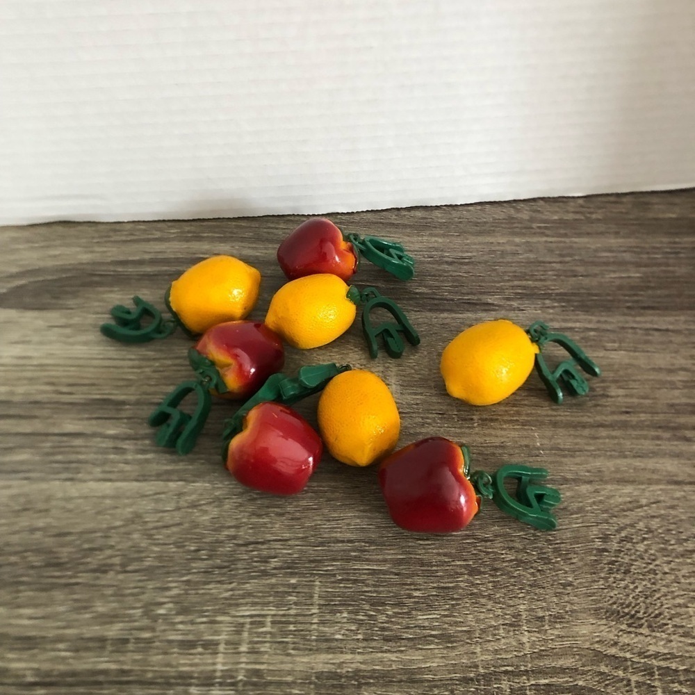 LAST CHANCE Lemon and Apple Tablecloth Weights